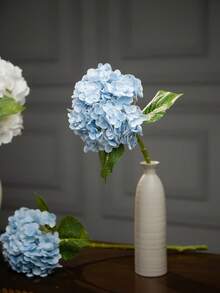 2pcs Real Touch Artificial Blue Hydrangea Stem Flower Centerpiece DIY Floral Decoration Wedding Table Decor Home Fake Hydrangea Premium Decor,Room Decor,Home Decor,Kitchen Decor,Wedding Decor,Table Decoration,Centerpieces,Office Decor,Garden Decor,Outdoor Decor - Multicolor - View 9