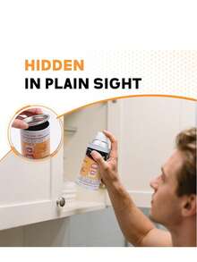 Diversion Safe Fack Can With Secret Compartment- Large Capacity Hidden Storage For Cash, Jewelry And Valuables - Orange - View 5