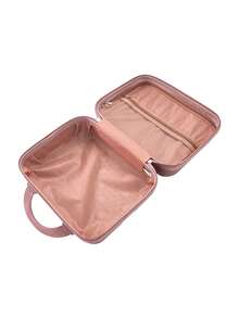 Living And Home Travel Cosmetic Case - Lightweight ABS Organizer (28x14.5x28.5cm) In Champagne - Champagne - View 7