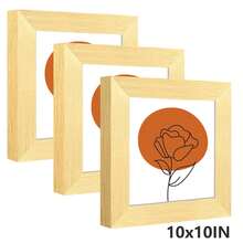 1/3 pezzi, cornici per quadri di diverse dimensioni 30x30cm/20x20cm, vari colori disponibili: nero, bianco, legno, cartoncino nero, cornici colorate, eleganti cornici quadrate per foto/ritratti da parete, adatte come regali per Natale, matrimonio, Capodanno, Pasqua, Festa della Mamma