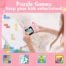 儿童相机即时打印，儿童数码相机 1080P 高清双镜头自拍，即时打印相机，幼儿相机圣诞生日礼物适合 3-12 岁男孩 - XX-多色 - 查看 8