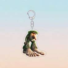 3 قطع سلاسل مفاتيح من الاكريليك بتصميم مجرد وغريب "TungTungTungSahur"، هدية رائعة لعيد الأضحى وعيد الحب وموسم التخرج