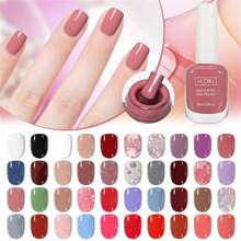 Set de 6 piezas de 10ml de Esmalte de Uñas que se Desprende Fácilmente, de Secado Rápido, Duradero, No Destiñe, a Base de Agua, Sin Olor para Manicura en Salón de Verano o en Casa