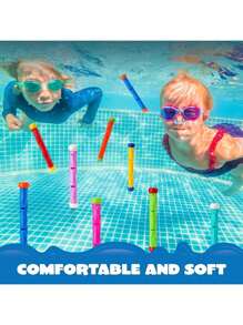 Set de 8 juguetes de piscina, mejores juguetes de piscina, juegos de verano para piscina, juguetes de buceo