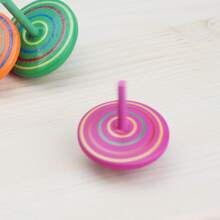 1/6/10/20 Pcs Wooden Table Top Spinning Tops, Wooden Toys, Mini Gifts, Party Favors, Holiday Presents, Retro Classic Keepsake Soap Gift Set