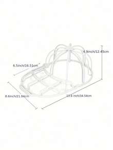 One Piece Plastic Baseball Cap Cleaner, Space Saving DIY Folding Black/White Cap Rack For Washing Machine, Baseball Cap Cleaner, Removable High Quality Baseball Cap Cleaning Rack, Keeps Its Shape Hat Washing Bag Hat Wash Bag Laundry Bag Anti-Distortion Washer Hat Convenient Wash Bag Machine Washable Mesh Pocket For Home Use - Multicolor - View 5