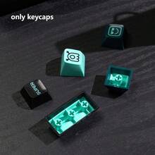 160 Keys Double Color Key Cap SA Series Green Magic Key Cap Set Is Suitable For 60%, 65%, 75%, 95% Mechanical Keyboard Key Cap - Green - View 9