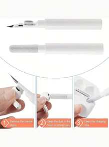 1 pezzo Kit di pulizia per auricolari senza fili, include pennello di pulizia per Pro 3 2 1, pulitore durevole per custodia di auricolari, penna per la pulizia di polvere per computer e telefoni cellulari, ottimo regalo per compleanni, Pasqua, Festa del Presidente, per ragazzi e ragazze