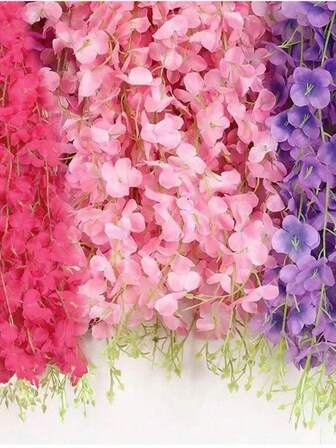 10 PCS Of Artificial Wisteria Garland Is Suitable For Weddings, Engagements, Birthdays And Home Decoration - The Perfect Garden, Hotel, Party, Camping, Tent, Office, Walkway, Fence, Swing Decoration, Garden Decoration