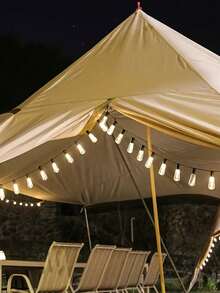 1 件 LED 太阳能透明灯泡串灯，南瓜太阳能户外照明灯串，8 种照明模式，悬挂装饰照明，适用于花园、阳台、庭院、草坪、走廊、栅栏；婚礼节日派对氛围装饰灯串，户外露营帐篷灯