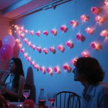 New Pattern, LED, Real Rose Lantern String, Small Colorful Lights, Valentine's Day, Wedding, Romantic Proposal, Confession Decoration Lights