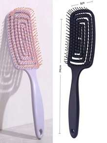 1pc/2 Pieces! Large Curved Paddle Comb Set – 2-In-1 Design! The Arched Comb Body Conforms To The Head Shape, Effortlessly Detangling Knotted Hair. Dense Paddle Teeth Grip Hair Securely, Creating A Voluminous High Crown With Ease. Perfect For Daily Combing Care And Salon-Grade Styling, This Comb Achieves Both Smoothness And Lift In One Tool, Doubling Your Hair Styling Efficiency!,Brush,Hair Brushes,Edge Brush,Brush Hair,Hair Comb,Comb Hair,Detangling Brush,Ball Brush,Mini Hair Brush,Hair Brush Set,Wooden Comb, Comb, Slick Back Brush, Hairbrush, Edge Brush, Brush Hair, Hair Comb, Hair Brush Set, Comb Hair, Mini Hair Brush, Detangling Brush,Hair Products, Hair Tools, Hair Stuff, Hair Care, Curly Hair Brush, Barber, Barber Accessories, Hairdressing Equipment,Travel Essentials,Hairstyle,Hairdressing