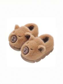 Dép trẻ em Capybara, chống trượt, thoáng khí, phù hợp cho mùa xuân, thu, mọi mùa - màu nâu - Xem 1