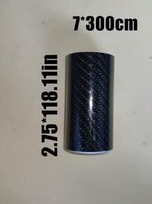 1pc Car Accessories Interior 6D Realistic Carbon Fiber Vinyl Sticker, Multi-Size, PVC Material, Car Modification Film, Electric Vehicle Wrap, Engine Cover Color Change Sheet 7*300cm 6D/10*150cm 6D/10*300cm 6D/30*152cm 6D/30*50cm 6D