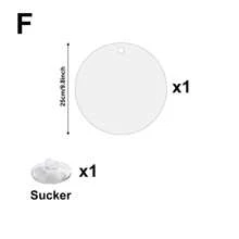 Compact Fog-Free Acrylic Shower Mirror With Suction Cup - Portable, Easy-To-Clean, Ideal For Travel & Gym, Perfect For Men Shaving & Women Makeup Application, 6"X4", Wall-Mount Or Handheld Use, Portable Beauty Tool|Sleek Acrylic Mirror| Acrylic Home Bathroom Decor Fall Decor Makeup Organizer Bathroom Accessories Back To School