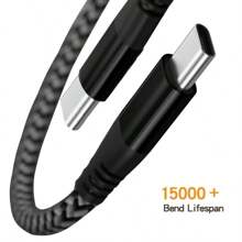 USB-A auf USB-C Kabel, Typ-C 60W Superschnell-Ladekabel, USB-C Nylongeflecht-Ladekabel kompatibel mit Apple 16 15/Plus/Pro/Pro Max, Galaxy S25 S24 S23 S22 S21 S20, Schnell-Ladekabel 60W USB-C auf USB-C kompatibel mit iPhone 16, 16 Pro Max, 15, 15 Plus, 15 Pro, 15 Pro Max, kompatibel mit Redmi, kompatibel mit OnePlus