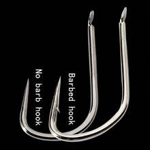 30pcs High Strength Barbed Fishing Hooks For Sea Fishing And Freshwater Fishing
