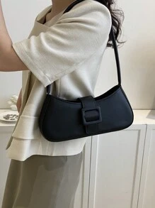 Hebilla de cinturón popular, bolso de hombro nuevo de verano, bolso axilar simple, textura delicada