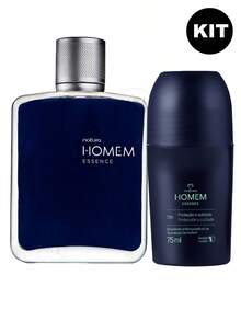 Essence Man 100ml - Deo Parfum Natura - Perfume In Gift Kit: Choose Yours - [KIT] N. H. Essence: 1pc Perfume + 1pc Roll-on - View 1
