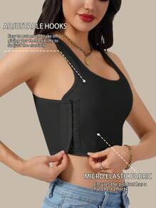 1pc Cosplay Seamless Chest Wrap Bandeau Bra, Breathable Chest Shaping Bra, Summer