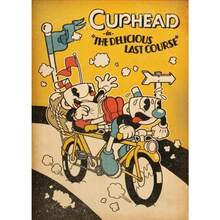 1pc Video Game Cuphead Retro Poster Nhân vật Anime Vintage Poster In Canvas Tranh Treo Tường Nghệ Thuật Nhà Hàng Phòng Khách Trang Trí Nhà Khung Tùy Chọn - Nhiều màu - Xem 19