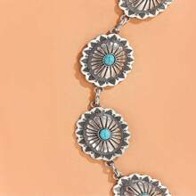 Fashionable Women's Bohemian Style Waist Chain, Suitable For Dresses