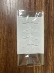 10pcs Sonny Angels Figurine Accessories, Transparent Double-Sided Adhesive Tapes, Suitable For Blind Box Toys, Collectible Figurines, Home Essentials, Can Be Attached And Removed Without Leaving Marks