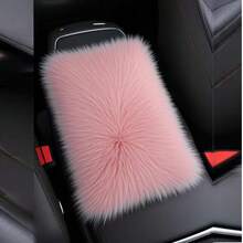 1 Pc Fluffy Car Armrest Console Pad, Comfort Automobile Armrest Mat - one-size - View 2