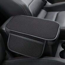 Almofada para apoio de braço de carro com 2 bolsos e extensor de console central com espaço de armazenamento para a maioria dos veículos