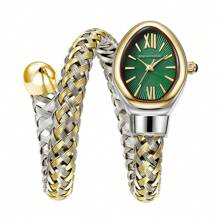 Damen Schlangen-Armreif Uhren, Mode Armband Uhr, Marken Quarz Uhr für modebewusste Mädchen