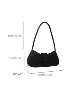 Hebilla de cinturón popular, bolso de hombro nuevo de verano, bolso axilar simple, textura delicada