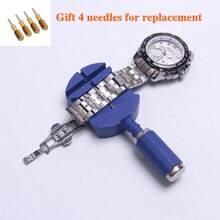 Bộ dụng cụ sửa chữa dây đồng hồ 5 món, bao gồm dụng cụ tháo dây, dụng cụ tháo chốt lò xo, món quà lý tưởng cho bạn bè và gia đình, bền và tiết kiệm chi phí. - Một cỡ - Xem 5