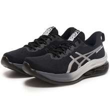 Asics Zapatillas de running GEL-KINSEI MAX, zapatillas de entrenamiento con amortiguación para hombre, zapatillas de running de carretera 1011C204-001 - Negro/Gris - Ver 3