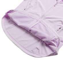 Adidas MH 针织夹克，立领，修身女士瑜伽健身运动服 KE5781 - 冰淺紫色 - 查看 5