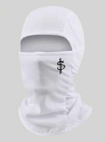 Musion 1pc Dollar Print Cycling Balaclava Bike Full Face Mask Hip Hop Motorcycle Headwear Rap Ski Mask Outdoor Sports Cap