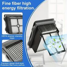 5 Packs, Replacement Brush Roll And HEPA Filter For Tineco Floor One S5 / S5 Pro / S5 Pro 2 / S5 Extreme Wet And Dry Vacuum, (2 Brush Rolls + 2 Filters + 1 Cleaning Brush) - Black+White+Grey - View 4