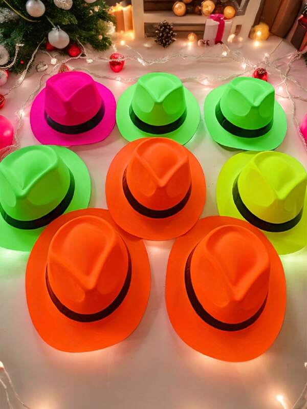 12 chapéus de festa vibrantes, cartolas coloridas, um conjunto de 6 cartolas coloridas | Adequado para festivais de colheita, Dia Nacional, Halloween, festas, apresentações de palco, bailes à fantasia e aniversários, perfeito para casamentos, aniversários, despedidas de solteiro e formaturas