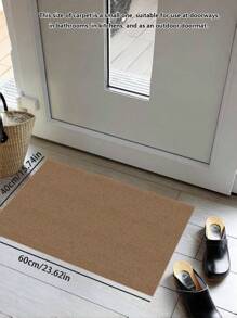 1pc, Wear-Resistant And Scratch-Resistant Pet Floor Mat, Sisal-Textured Living Room Carpet. Anti-Slip And Easy To Maintain, Suitable For Bedrooms Kitchens And Entrance Rug, And Ideal For Room Decoration