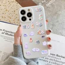 可爱迷你蓬松贴纸 - 小批量 3D 微型贴纸套装适用于手机壳、笔记本、DIY 计划器等、学校用品、返校 - 彩色 - 查看 4