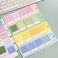 80pcs Gradient Color Sticky Notes, 1 Pack Sticky Note Pads, Square High-Quality Paper, Middle East And Europe Back To School Student Supplies, Record Stickers, Home Supplies, Message Stickers, Office Planning Stickers, Stationery, Learning Supplies, Back To School - one-size - View 5