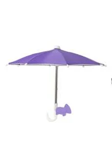 Phone Umbrella For Sun Cell Phone Umbrella Sun Shade, Mini Umbrella For Phone With Universal Adjustable Piggy Suction Cup Stand Outdoor, Sun Shade For Cell Phones, Kindle, IPad Navigator Phone Umbrella For Sun Shade Mini Phone Umbrella , Anti-Glare Sun Shield Cell Phone Cover, Protect Your Phone From Rain And Sun, Screen Blocking Glare Anti-Reflection Travel Essentials, [2pcs/Set, Phone Umbrella For Sun & Piggy Suction Cup]
