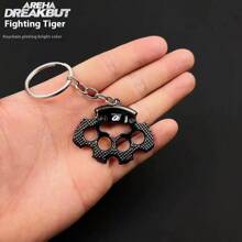 1 pezzo Decorazione mini artiglio di tigre combattente - accessorio da gaming, statuina, portachiavi, decorazione da scrivania, regalo