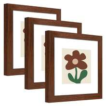 1/3 pezzi, cornici per quadri di diverse dimensioni 30x30cm/20x20cm, vari colori disponibili: nero, bianco, legno, cartoncino nero, cornici colorate, eleganti cornici quadrate per foto/ritratti da parete, adatte come regali per Natale, matrimonio, Capodanno, Pasqua, Festa della Mamma