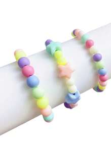 Contas espaçadoras acrílicas foscas de macaron 6/8/10/12/14 mm, contas soltas, redondas, para fazer pulseira, colar, brinco, joias faça você mesmo