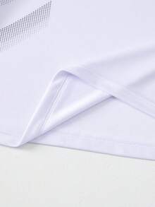 6pcs Set Teen Boy Sports Outfit, Including Short Sleeve T-Shirt, Shorts, Suitable For Boys Aged 12-18 - Multicolor - View 6