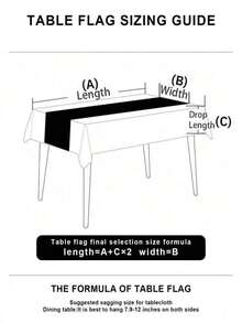 1pc Elegant Table Runner - Made Of Polyester, Rectangular, Solid Color, Suitable For Halloween, Farmhouse Style Restaurant, Kitchen, Dining Room, Party Decoration, Home Decor, Vanity And Tabletop Decoration, Party Dining Table Setting, Durable Tablecloth, Table Decoration - Black - View 2
