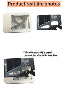 8pcs Outdoor Hiking Camping Gear,Multi-Function Wilderness Survival Emergency Kit, Bushcraft First Aid Tool Set - Multicolor - View 4