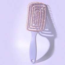 1 Set Of 2 Pcs Volumizing Top-Knot Combs, Women's Dedicated Long Hair Styling Massage Meridian Air Cushion Combs