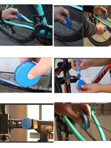1pc Bicycle/Bike Chain Oil Lubricator, Portable Chain Lubricant Roller Cleaner Lubricant Device ,Keep Your Bike Chain From Rusting - Multicolor - View 5