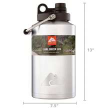 Jarra isotérmica de acero inoxidable de 1 galón de la marca Ozark Trail, color plata - 1 - Ver 8
